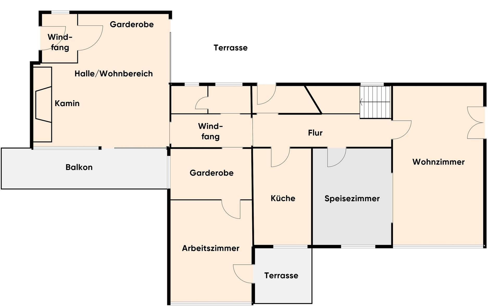 Grundriss ohne Maßstab / Erdgeschoss