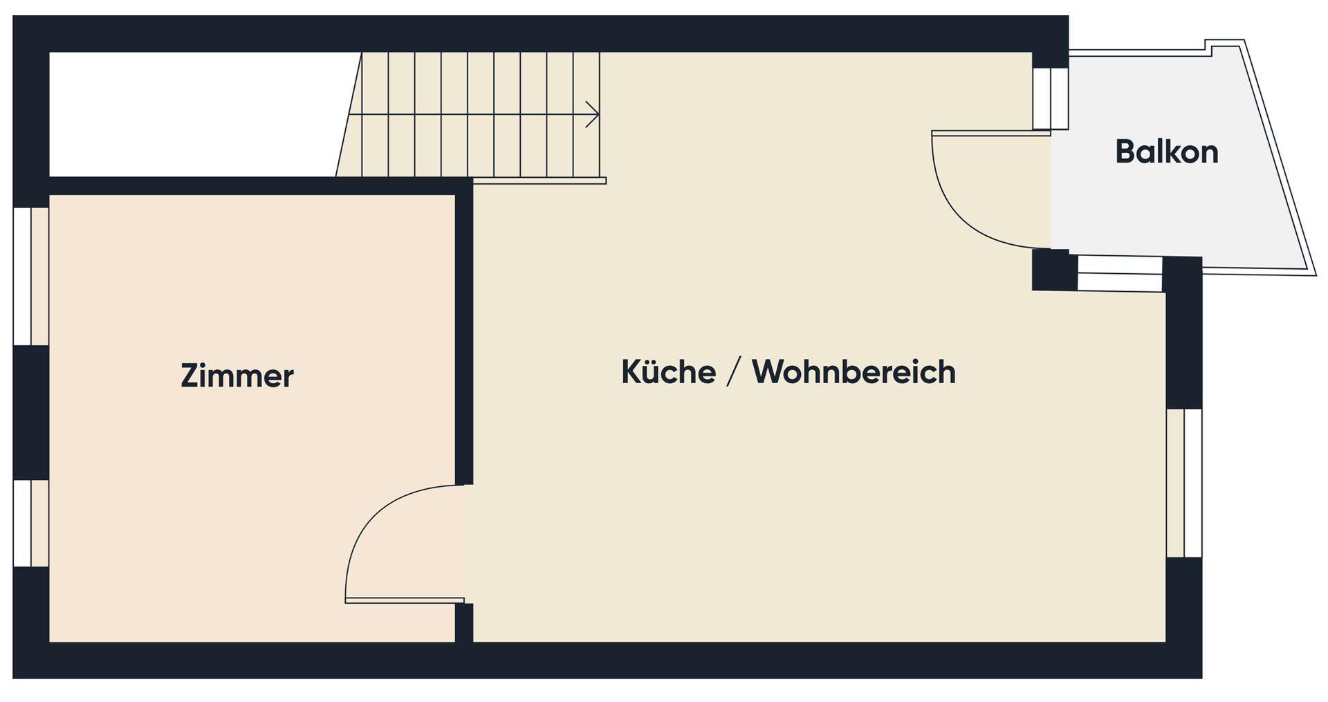 Grundriss ohne Maßstab / OG