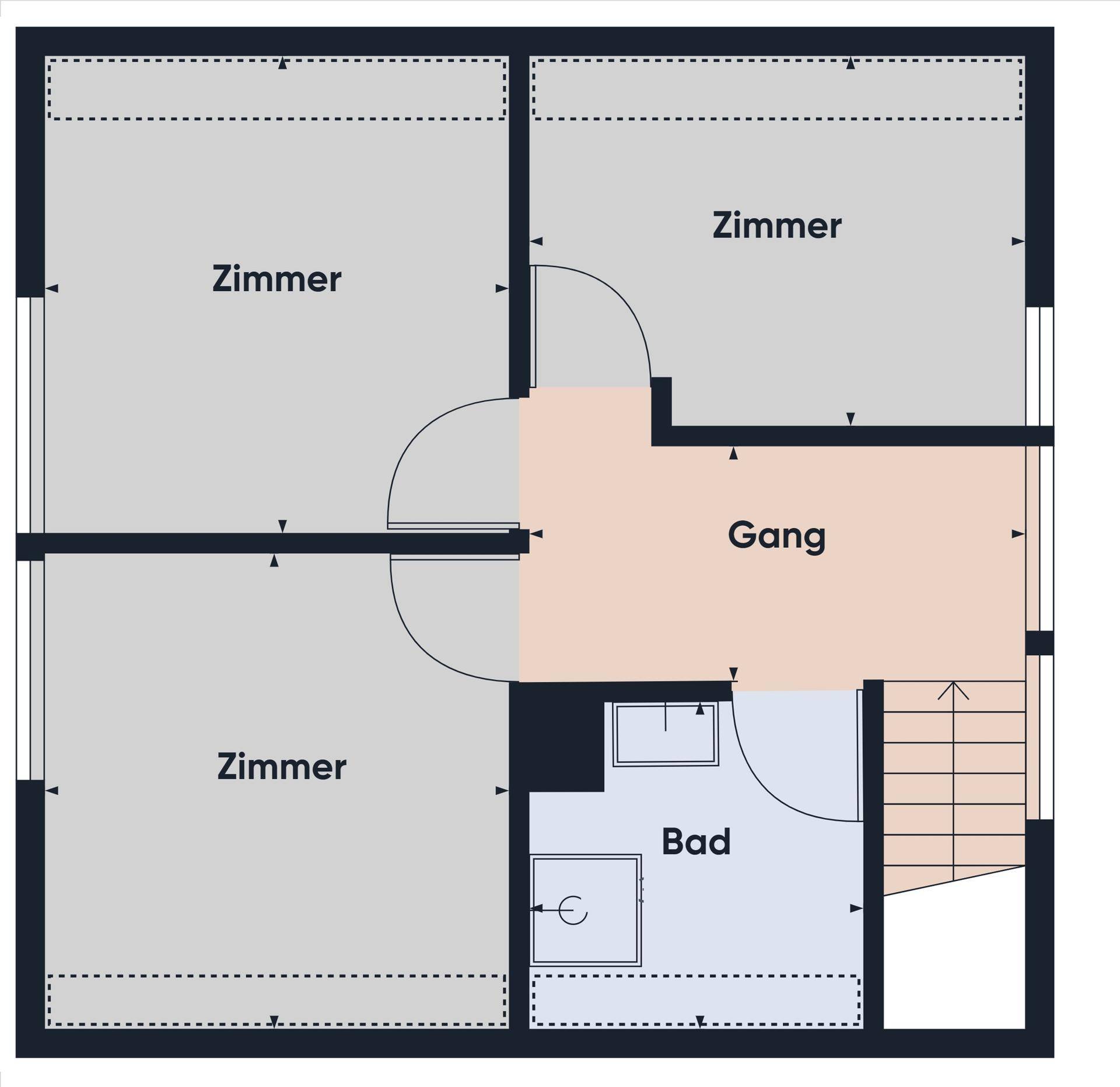 Grundriss ohne Maßstab/OG