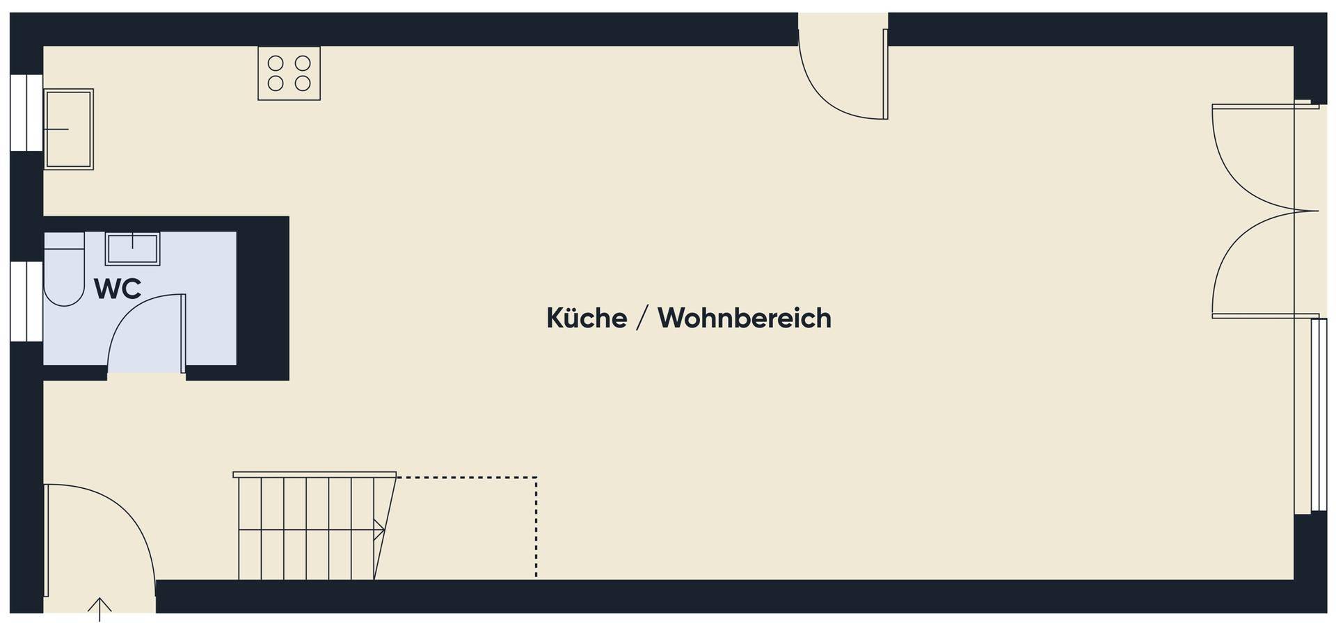 Grundriss ohne Maßstab / EG