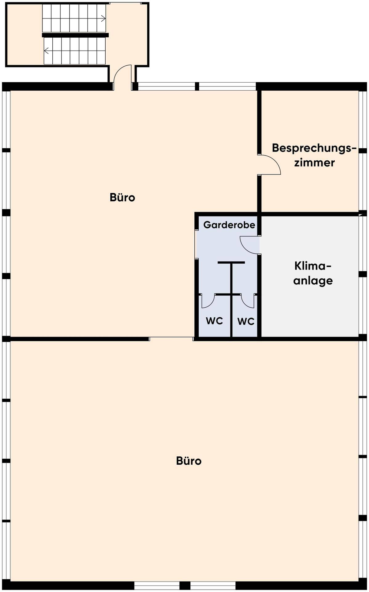 Grundriss ohne Maßstab / 2. Obergeschoss