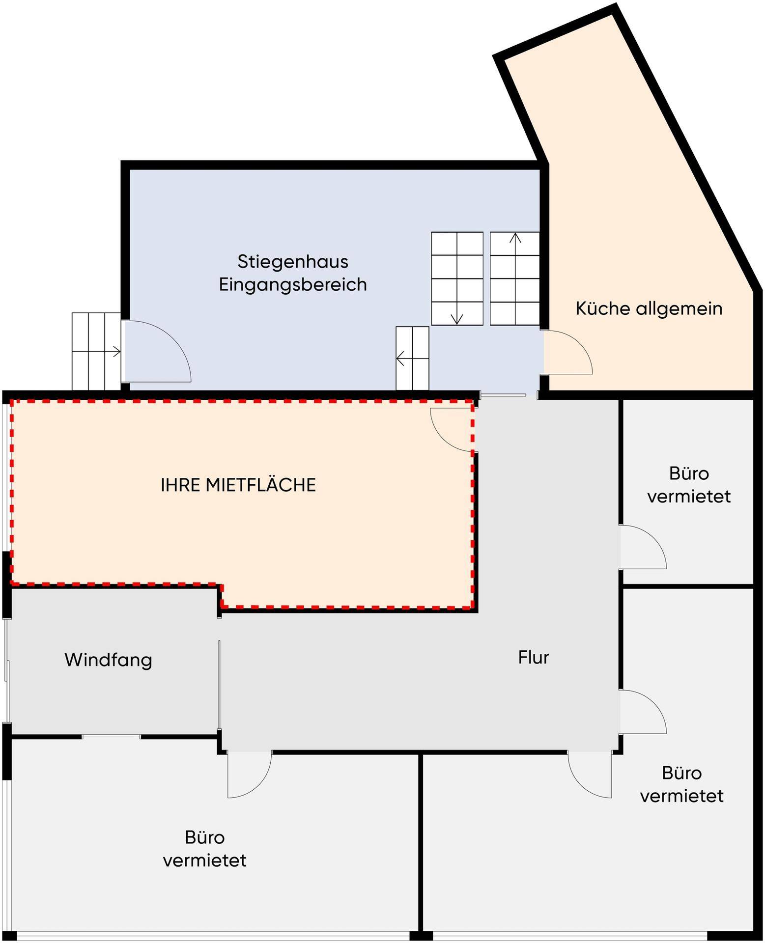 Grundriss ohne Maßstab