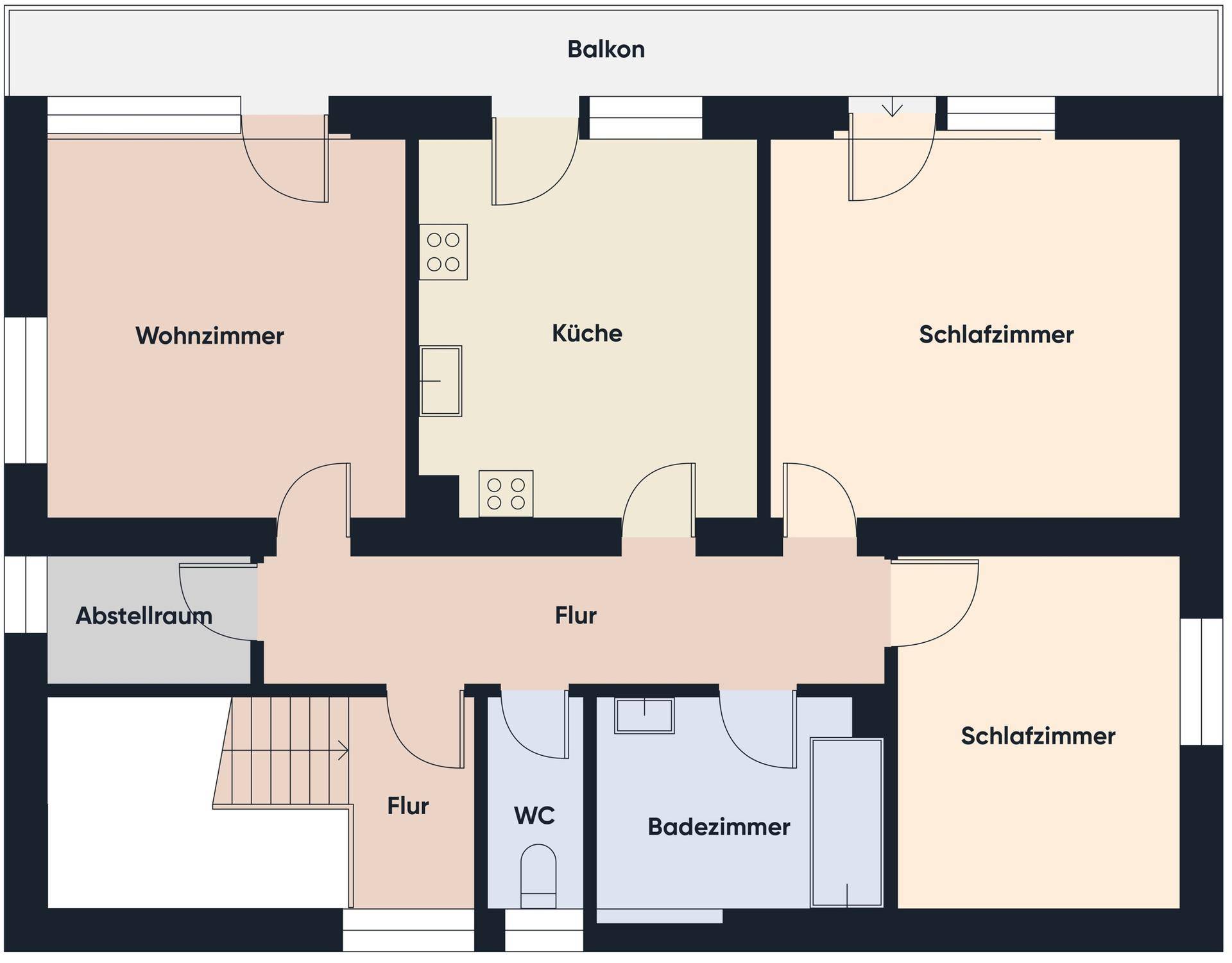 Grundriss ohne Maßstab OG