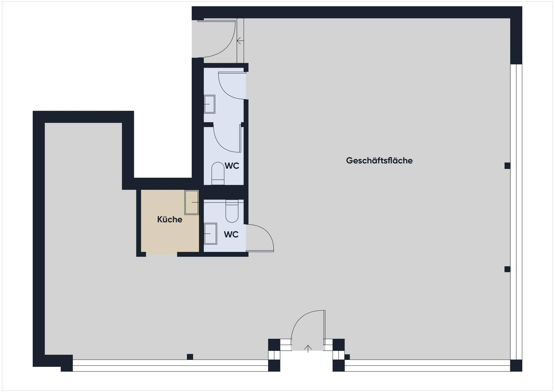 Grundriss ohne Maßstab