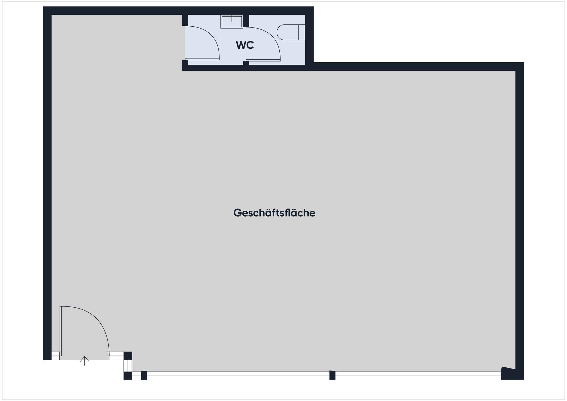 Grundriss ohne Maßstab