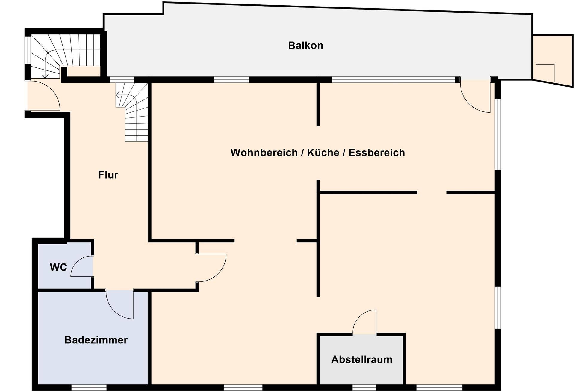 Grundriss ohne Maßstab / EG