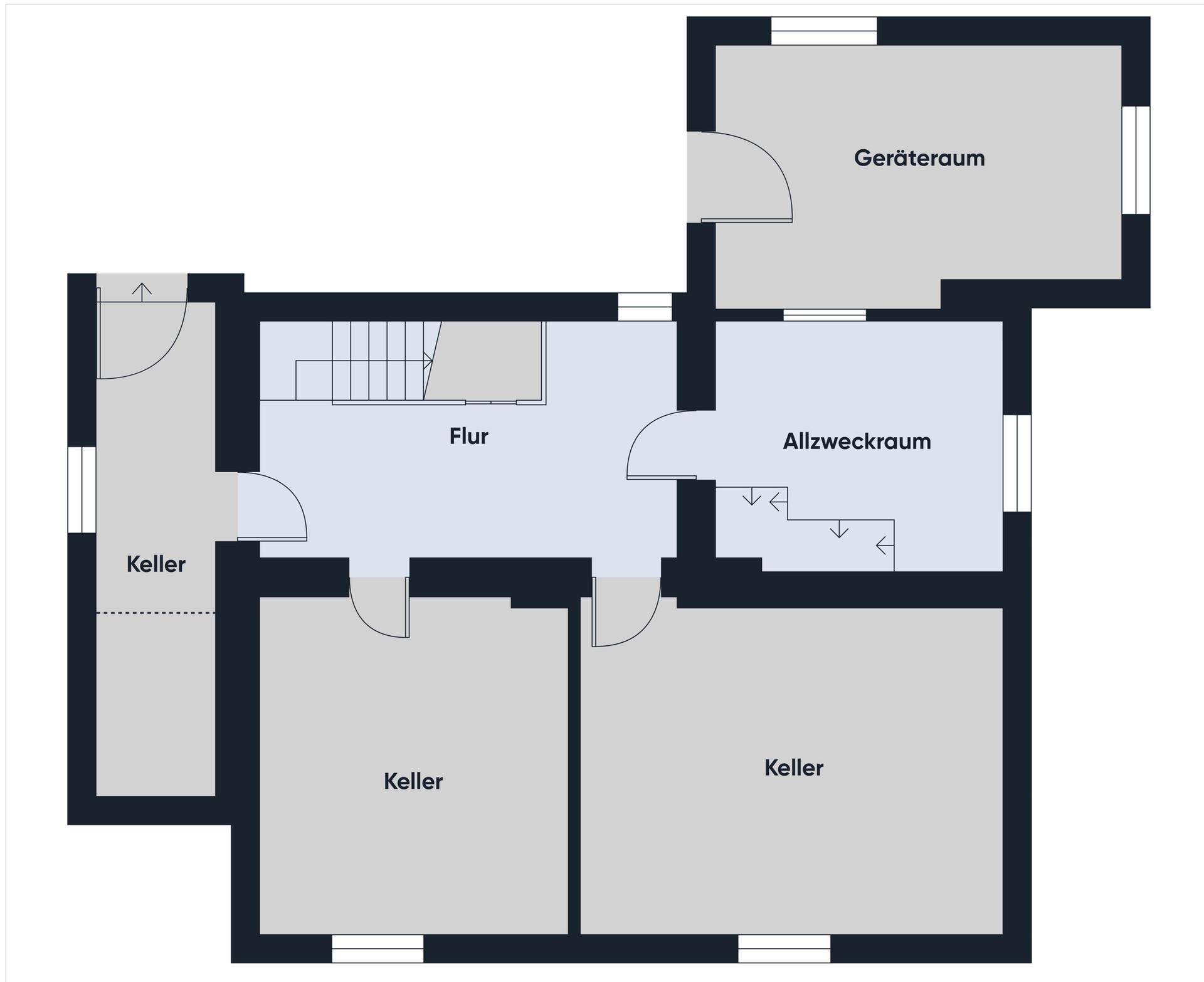 Grundriss o. Maßstab KG