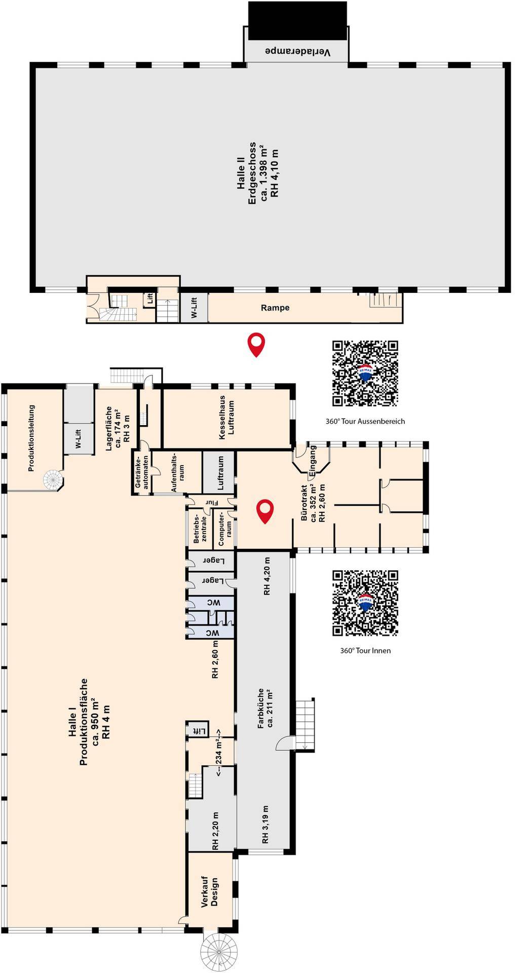 Grundriss ohne Maßstab / EG
