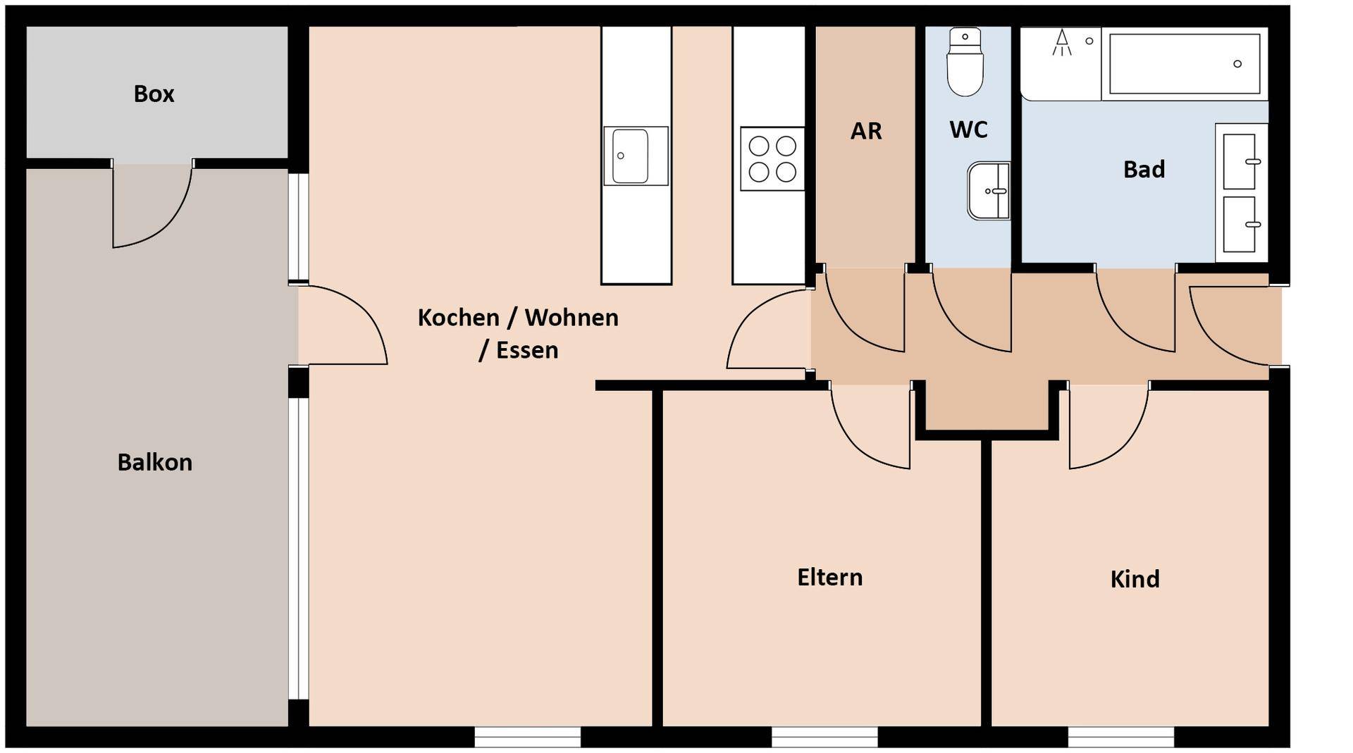 Grundriss o. Maßstab