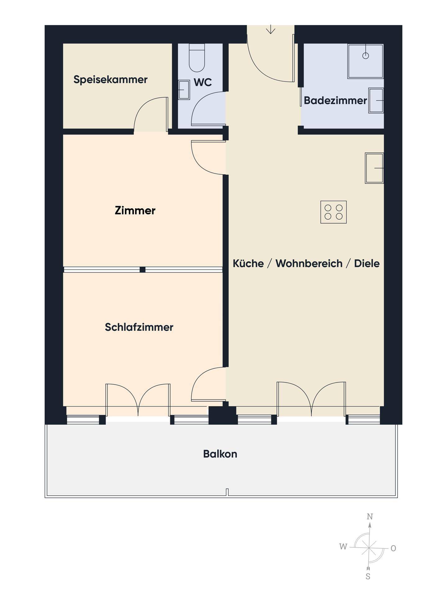 Grundriss ohne Maßstab