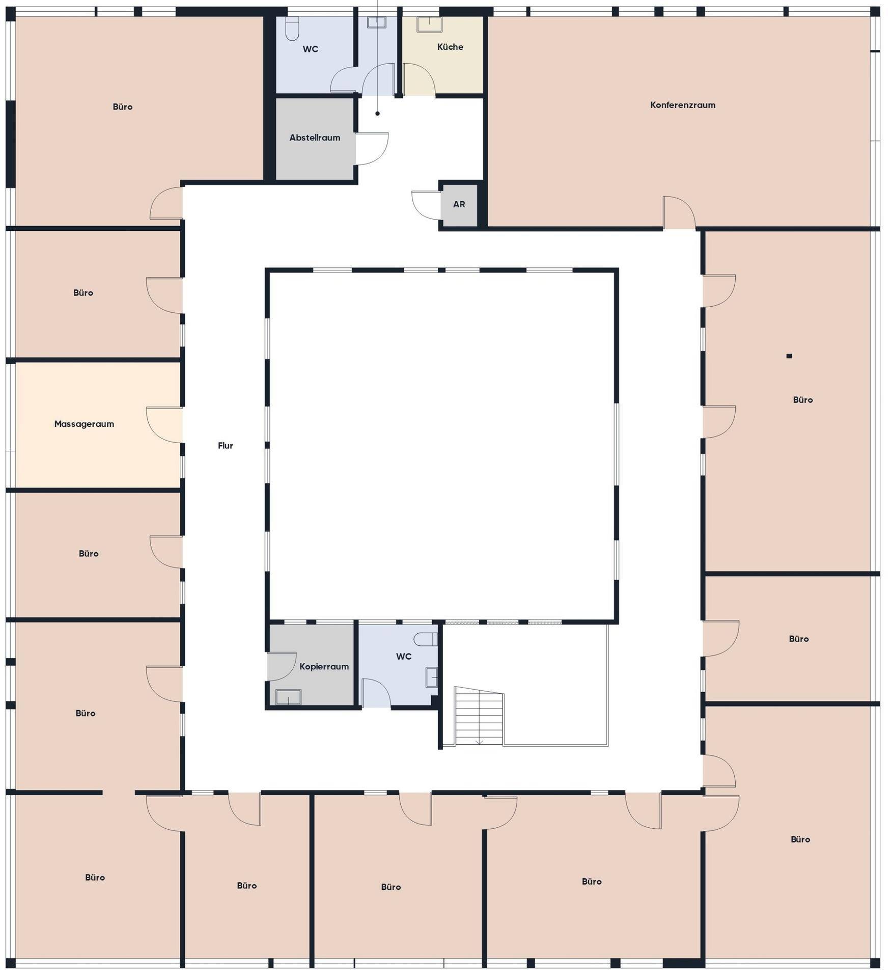 Grundriß ohne Maßstab OG
