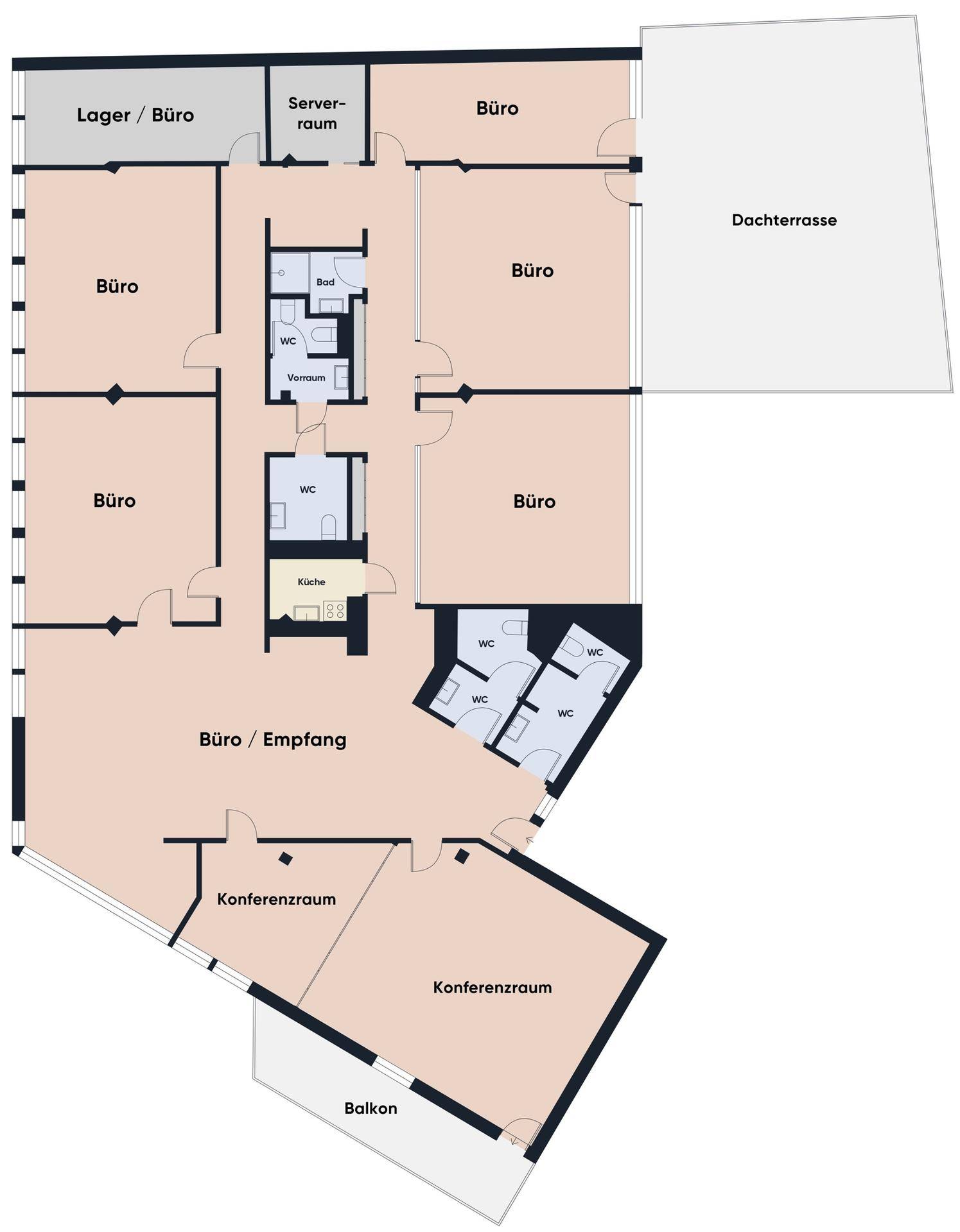 Grundriss ohne Maßstab