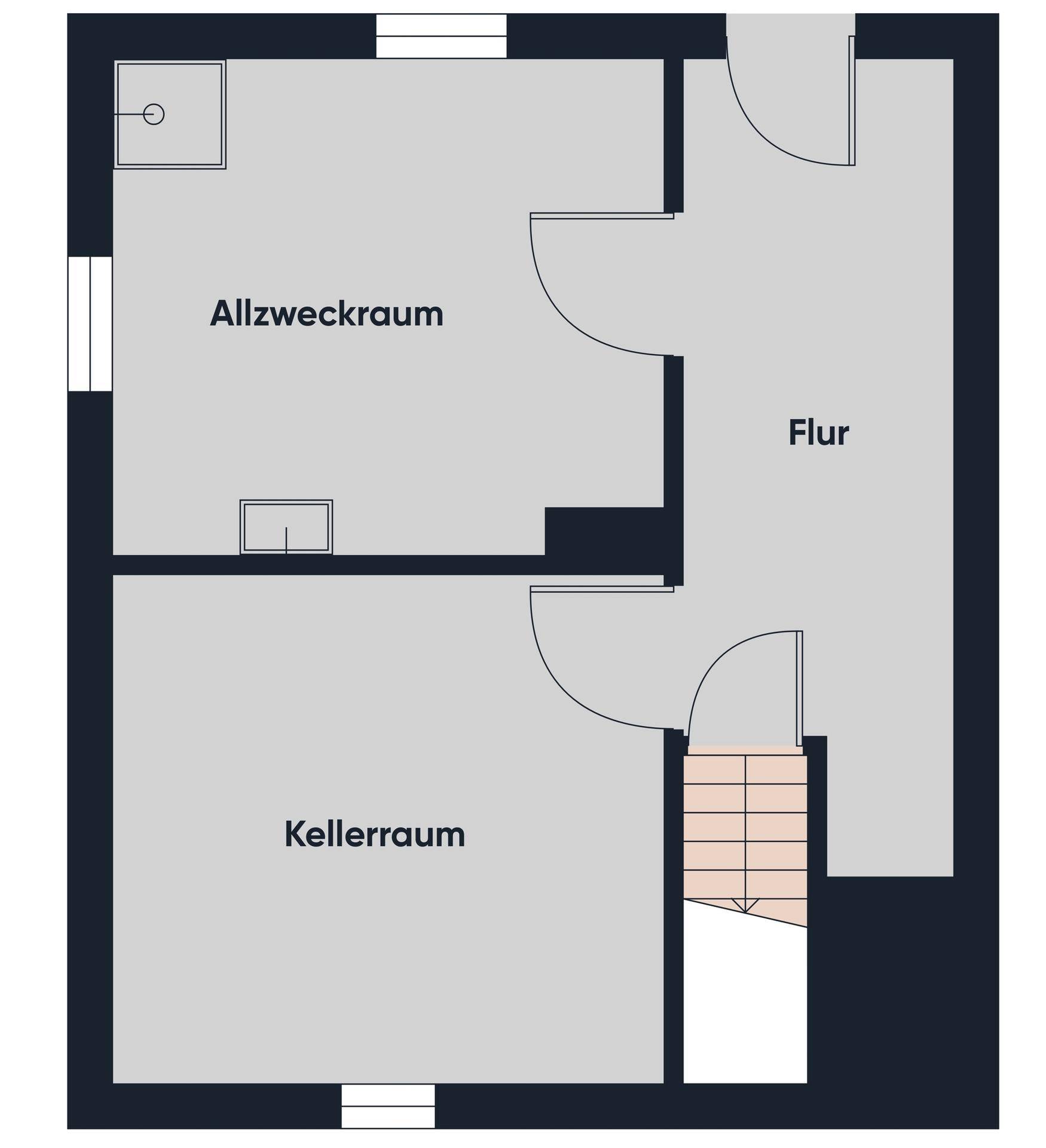 Grundriss ohne Maßstab / UG