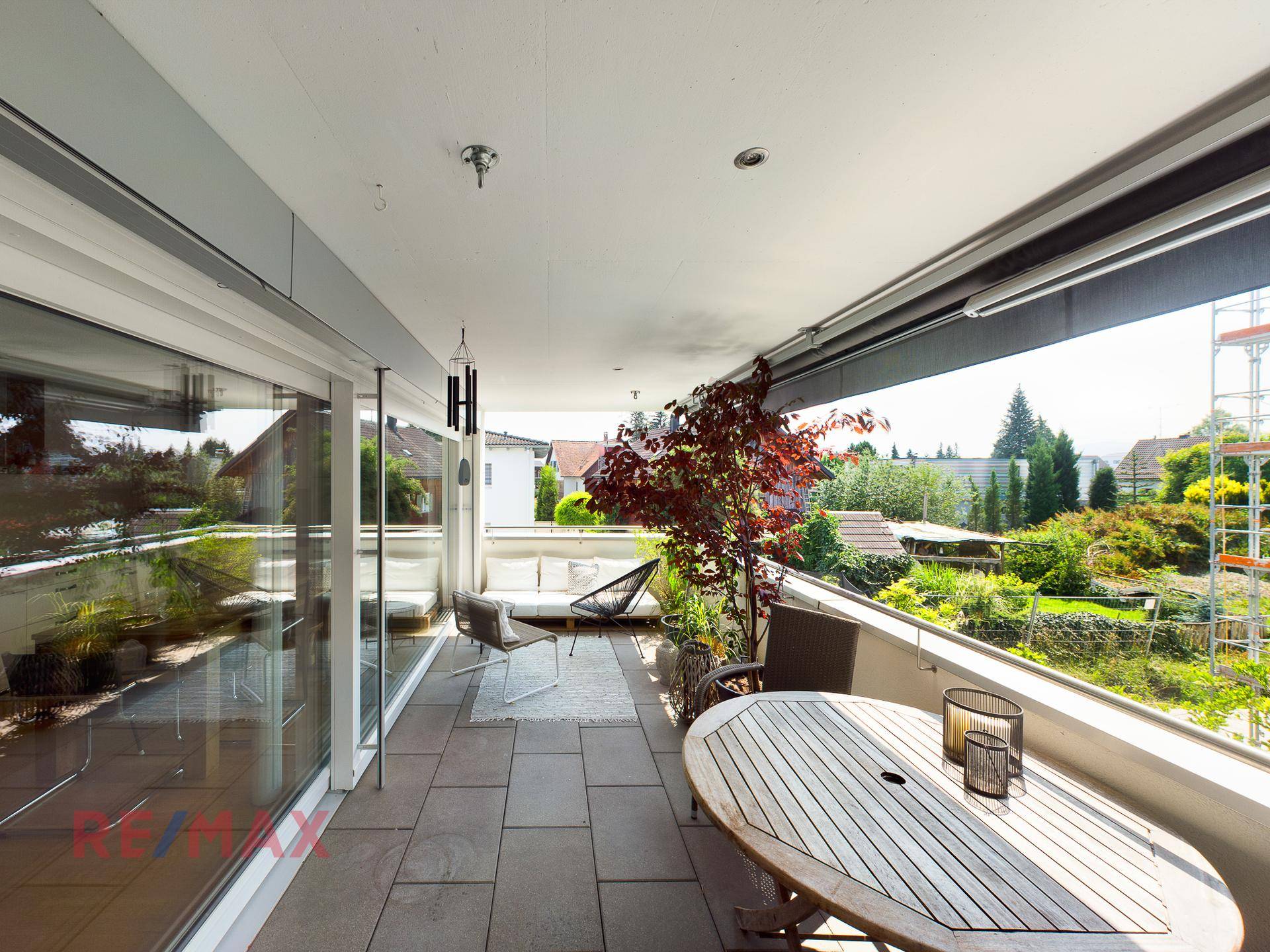 Überdachte Terrasse