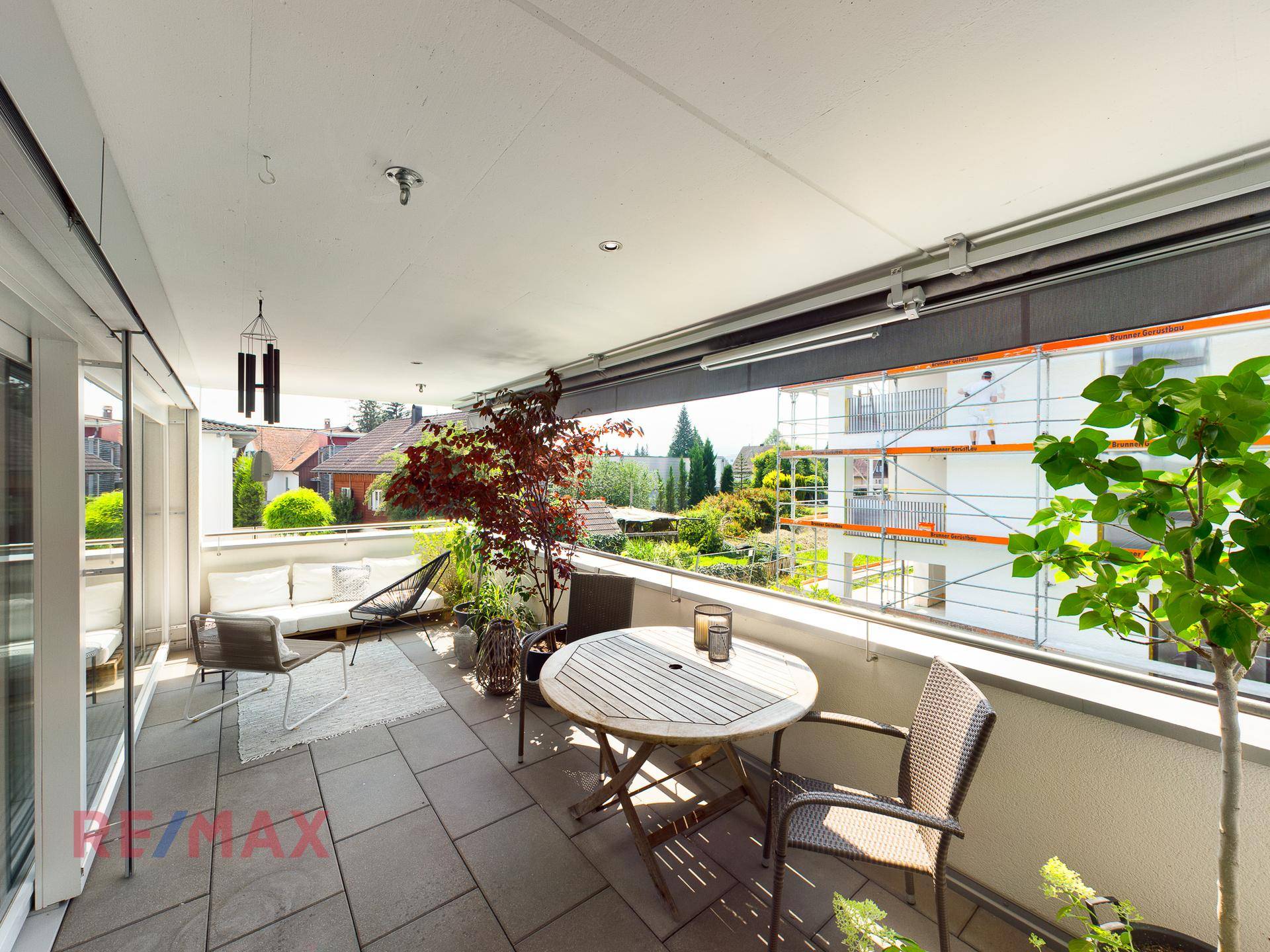 Überdachte Terrasse