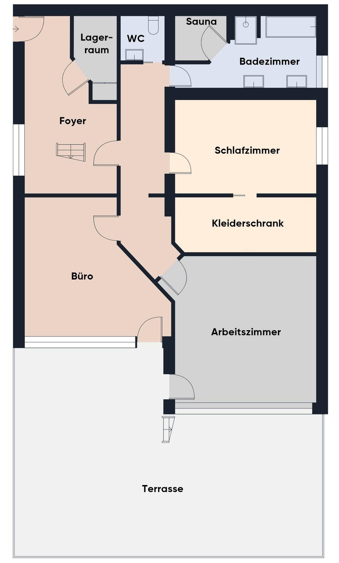 Grundriss ohne Maßstab