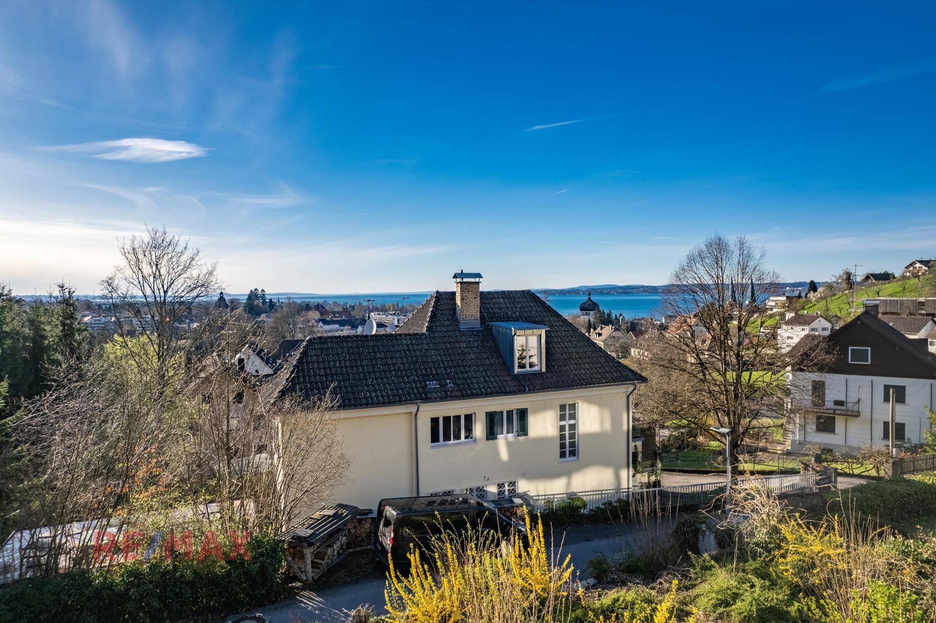 Ausblick vom Balkon
