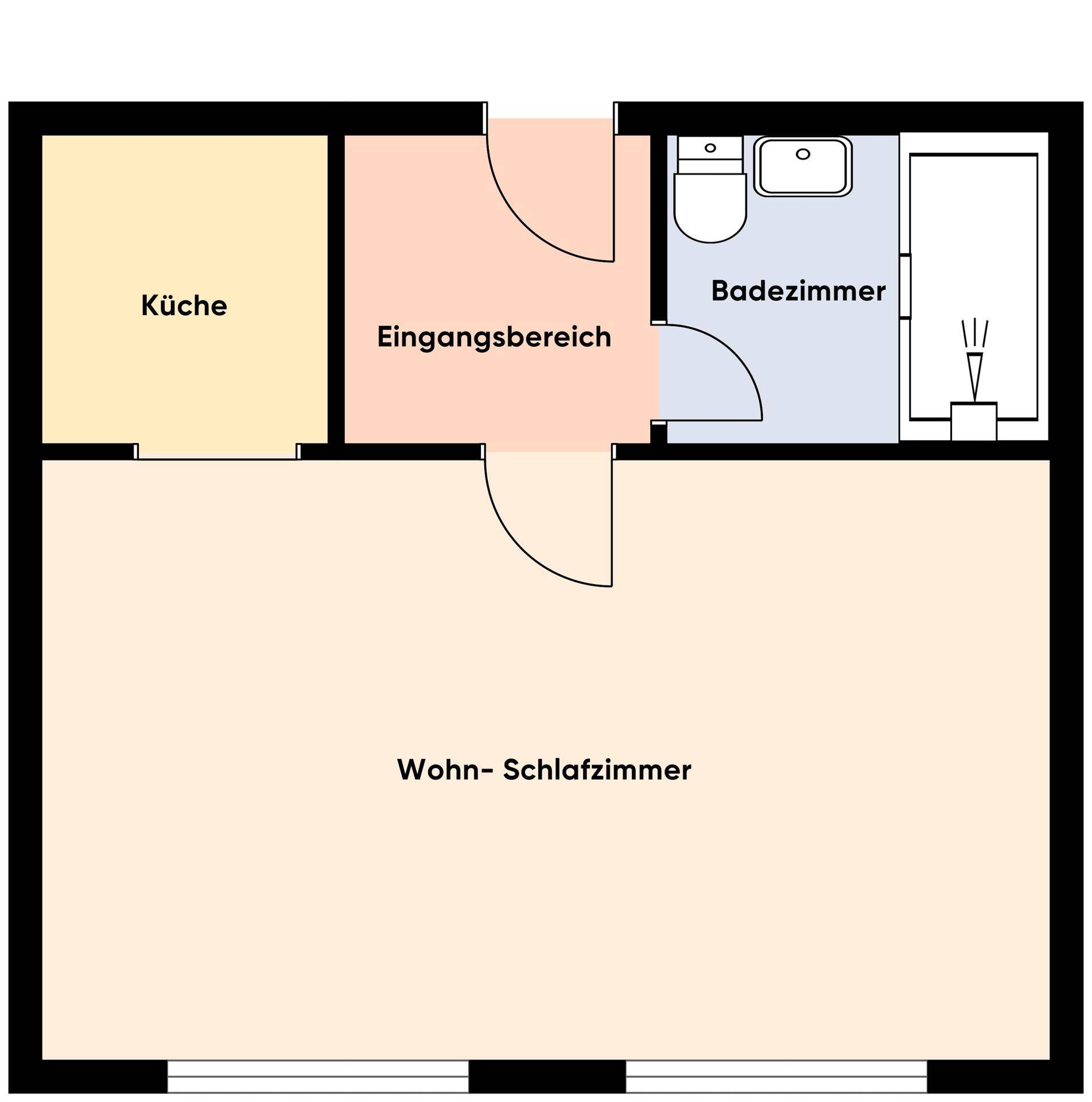 Grundriss ohne Maßstab