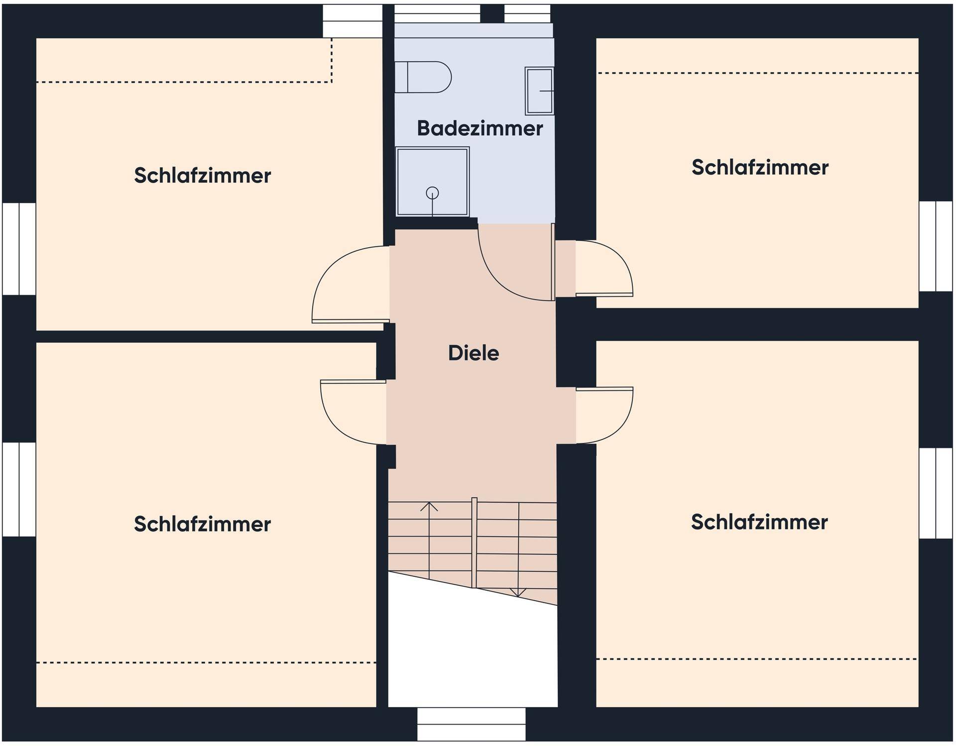 Grundriss ohne Maßstab OG