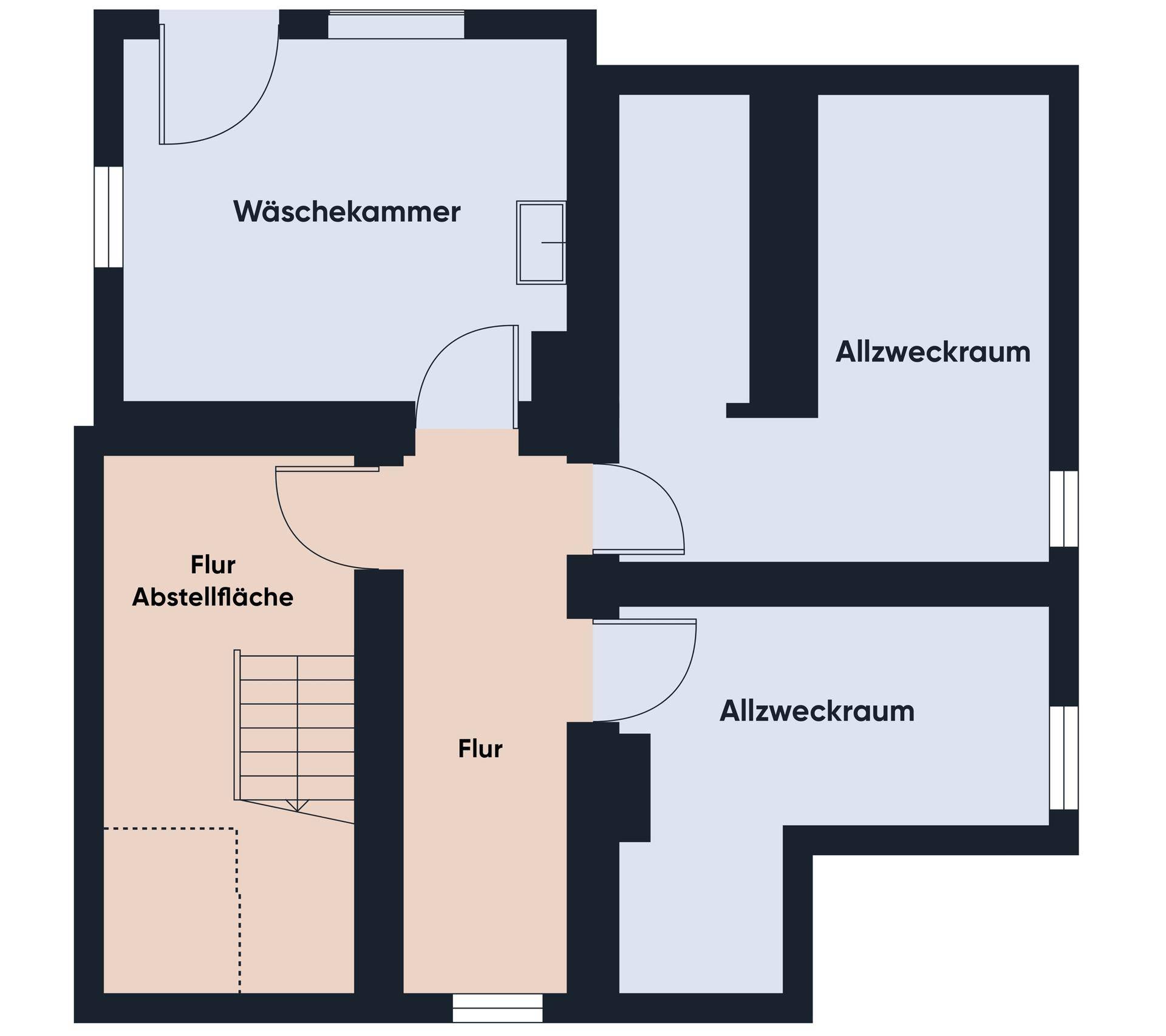 Grundriss ohne Maßstab / Kellergeschoss