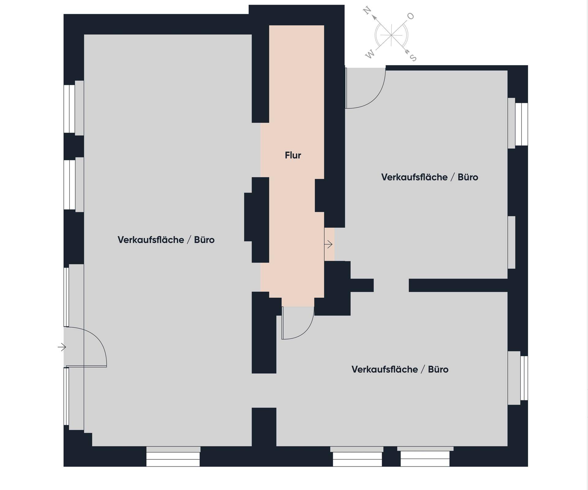 Grundriss ohne Maßstab