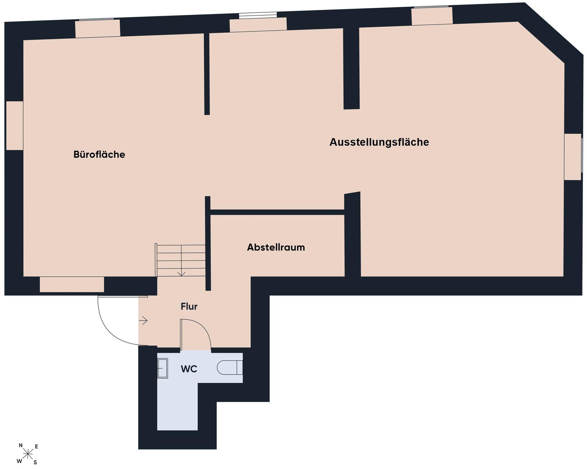 Grundriss ohne Maßstab