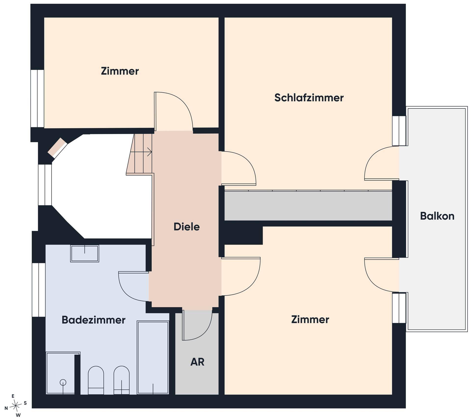 Grundriss ohne Maßstab OG