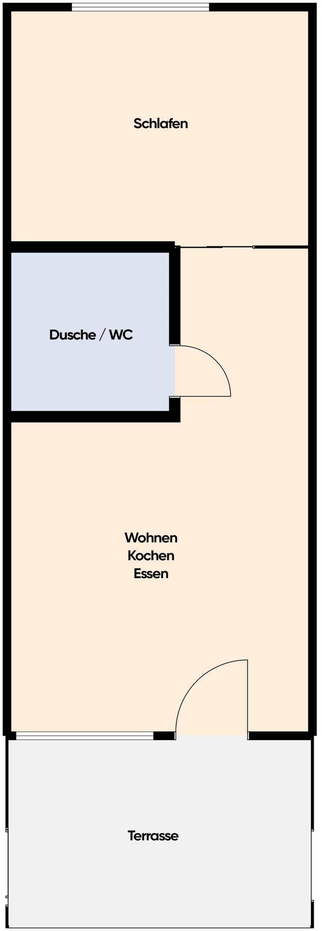 Grundriss ohne Maßstab