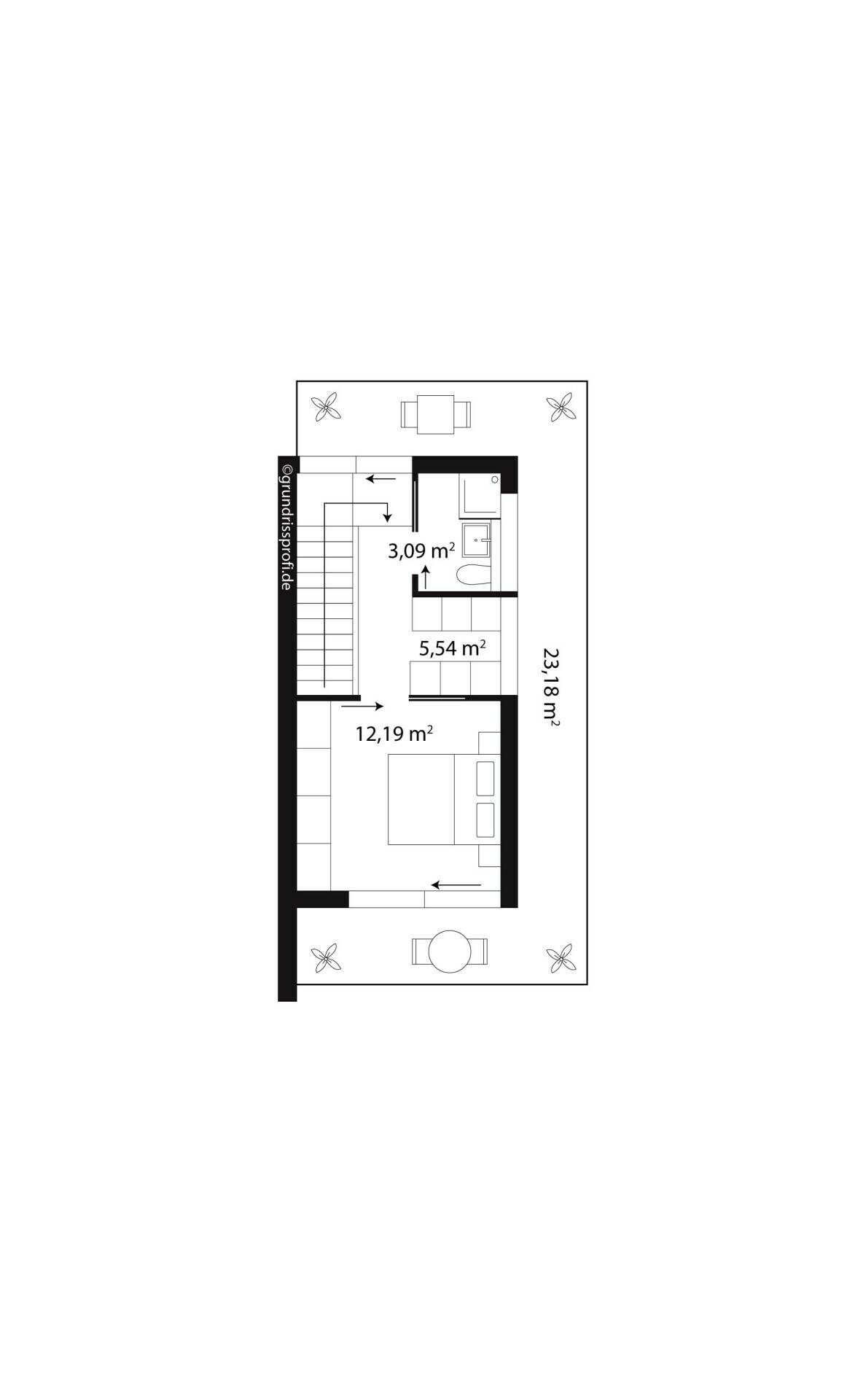 Grundrissplan 2. OG