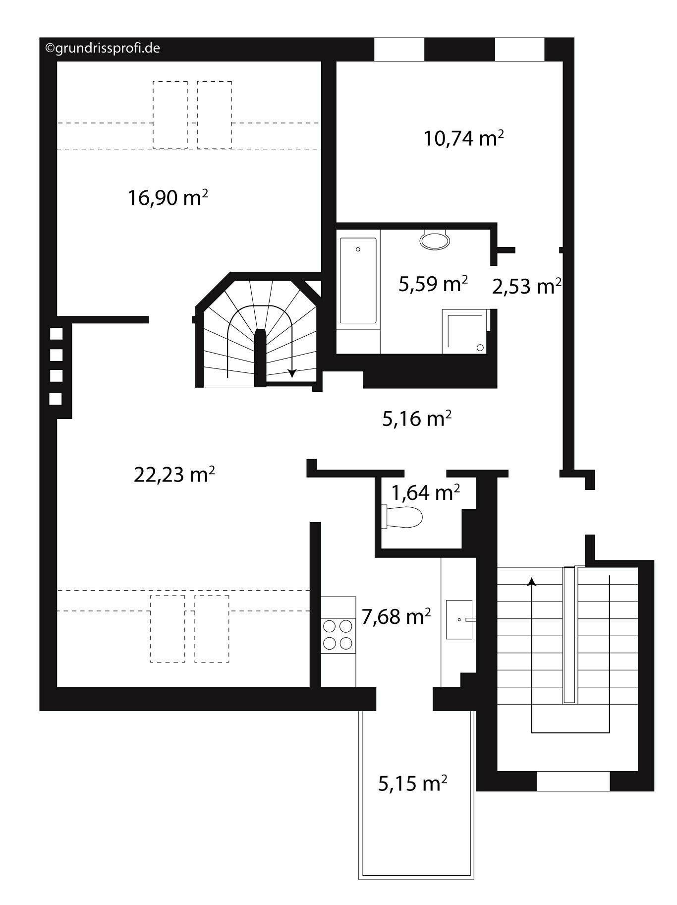 Grundrissplan Wohnung