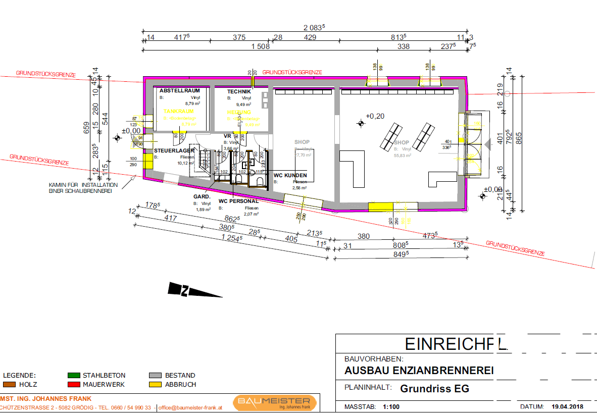 Gebäude 1 - Erdgeschoss