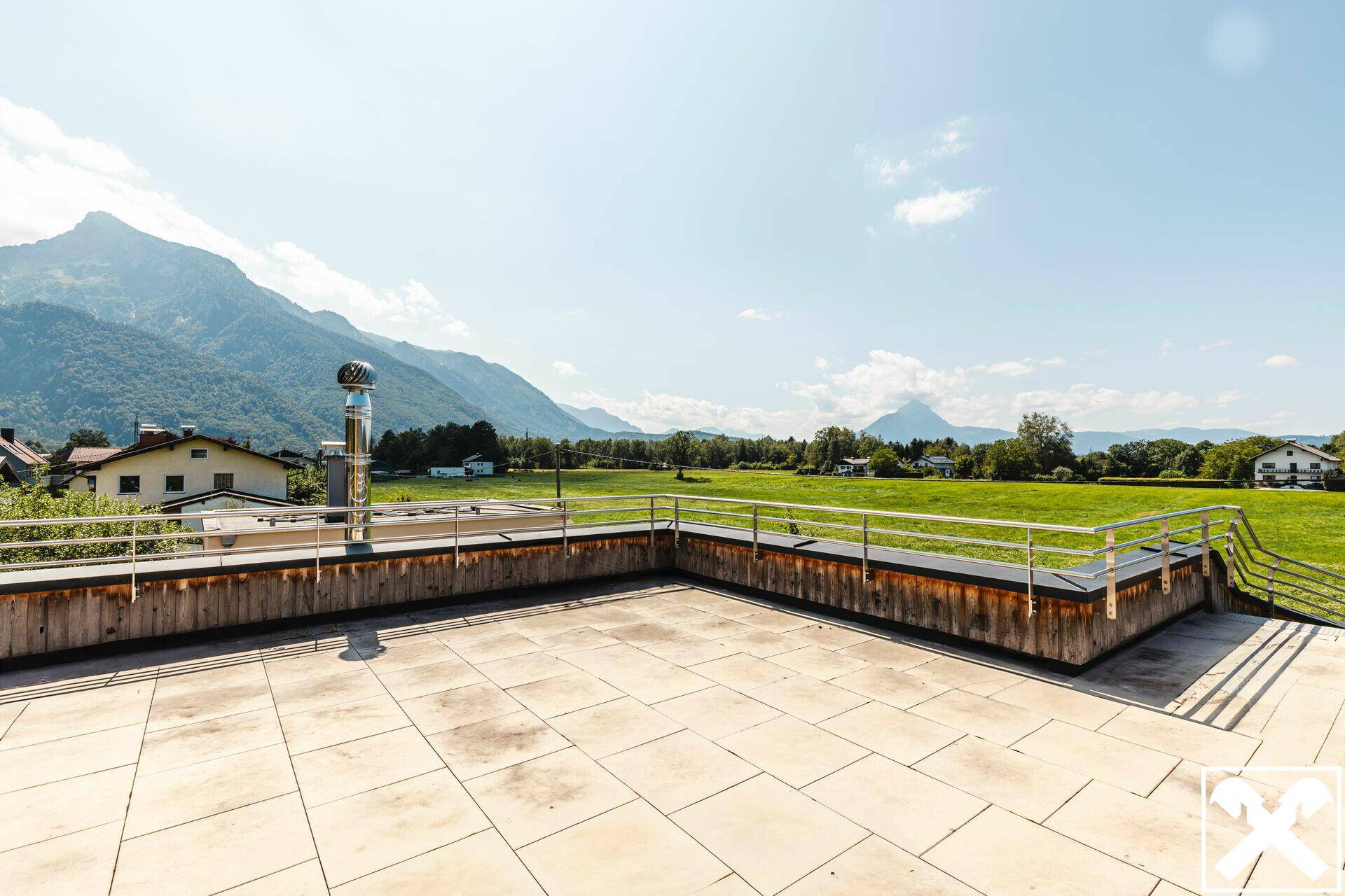 Dachterrasse mit atemberaubenden Ausblick