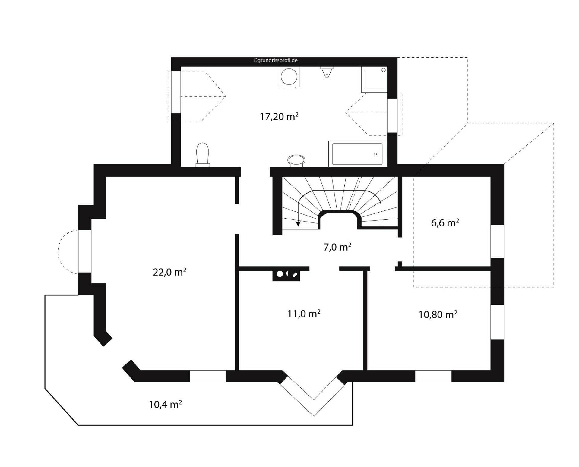 Grundrissplan Obergeschoss