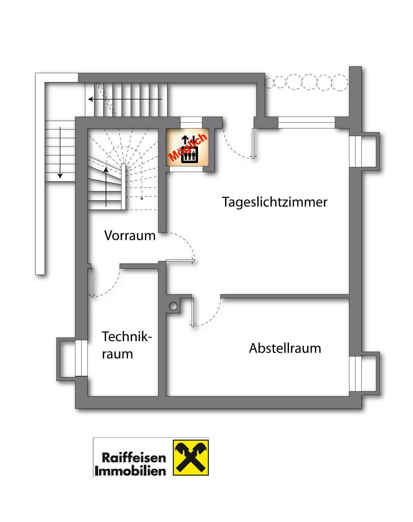 Grundriss KG Lift möglich