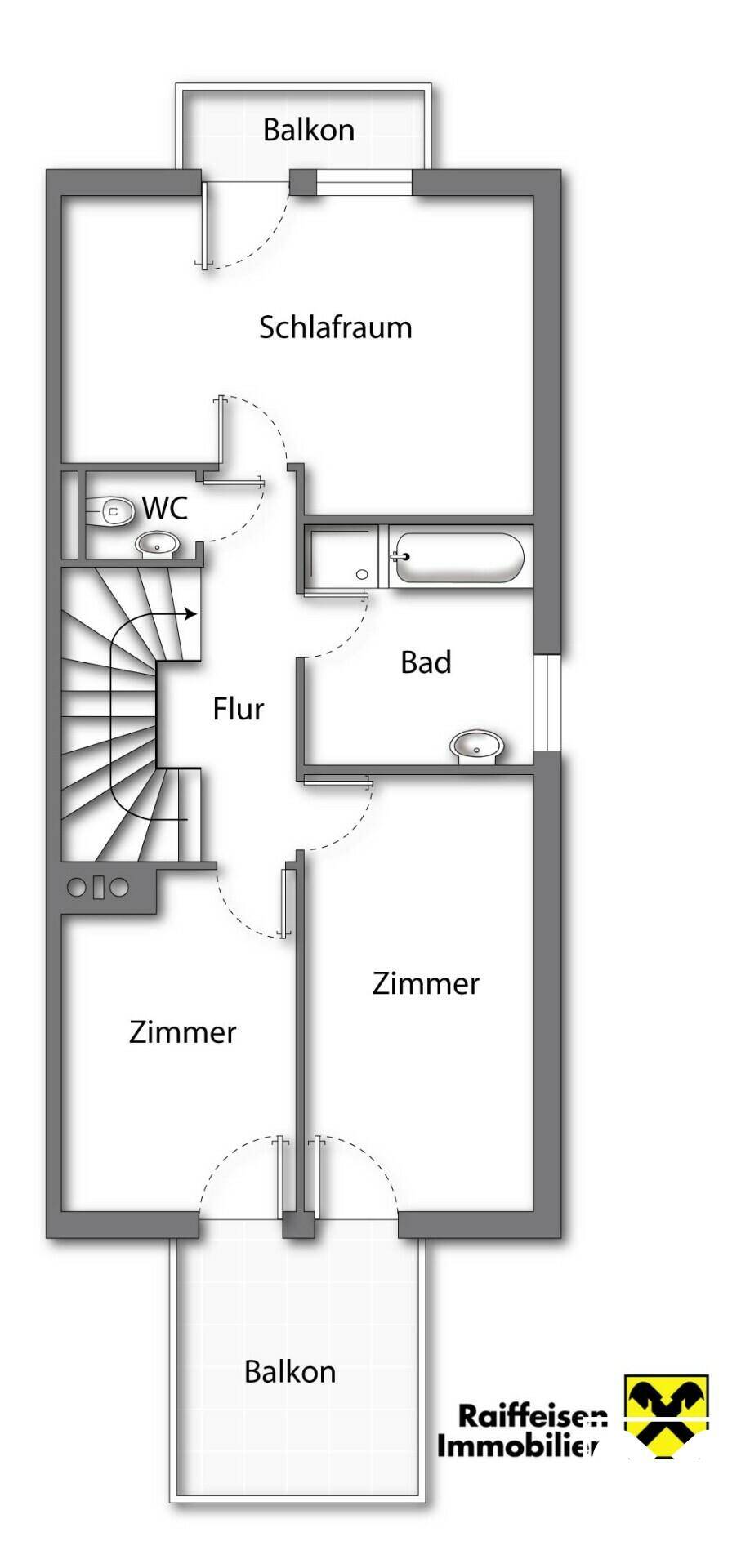 Grundriss Obergeschoss