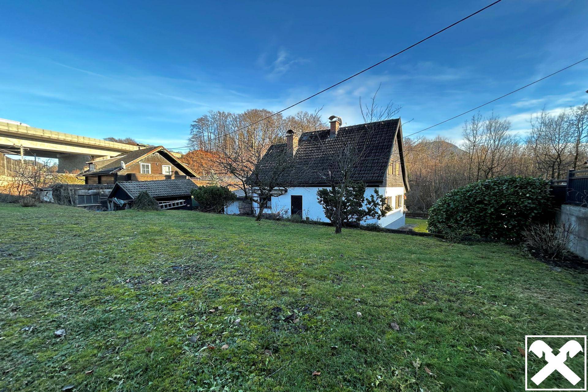 Garten hinterm Haus