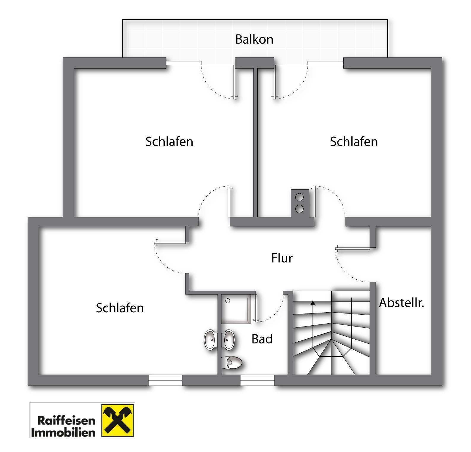 Plan Obergeschoss