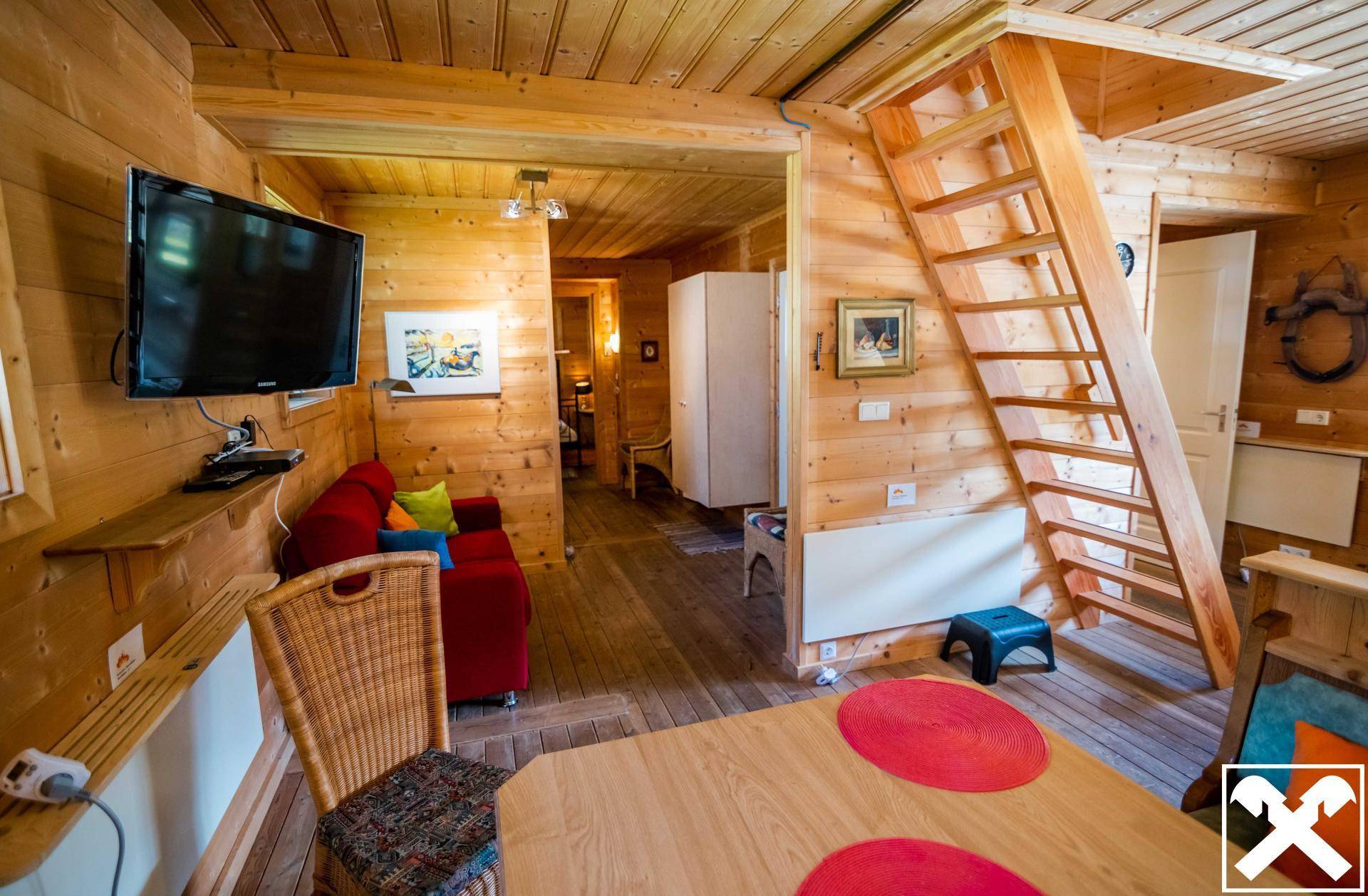 Chalet 3 - Wohnraum