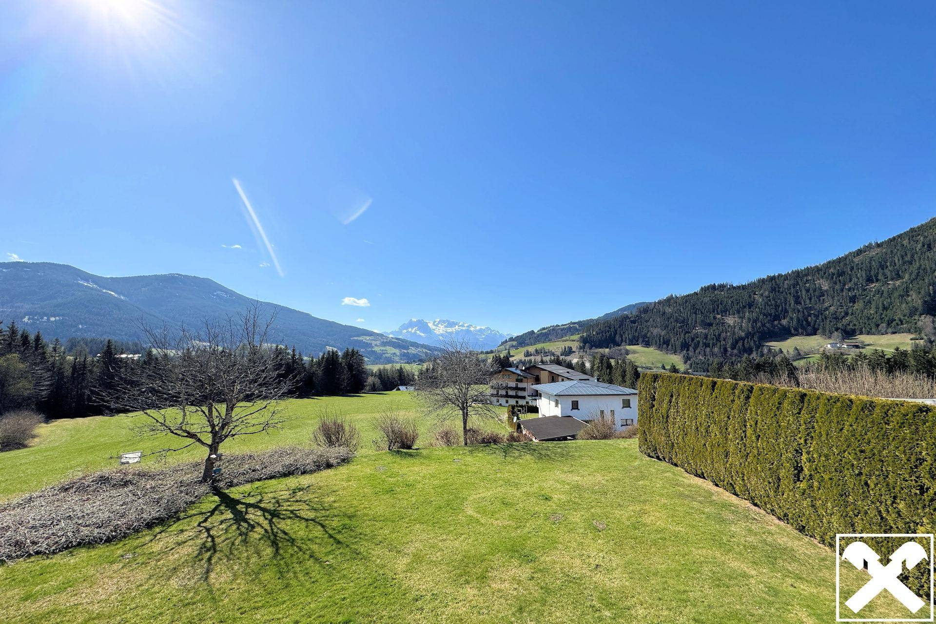 Wohnung OG Balkon Blickrichtung Hochkönig