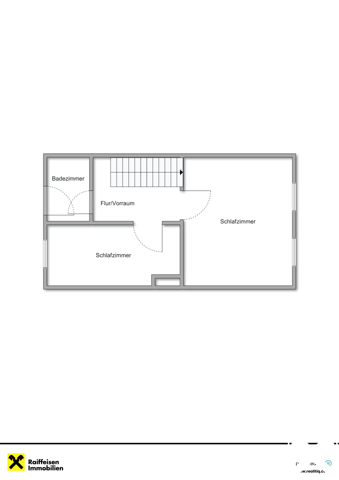 Grundrissplan Obergeschoss