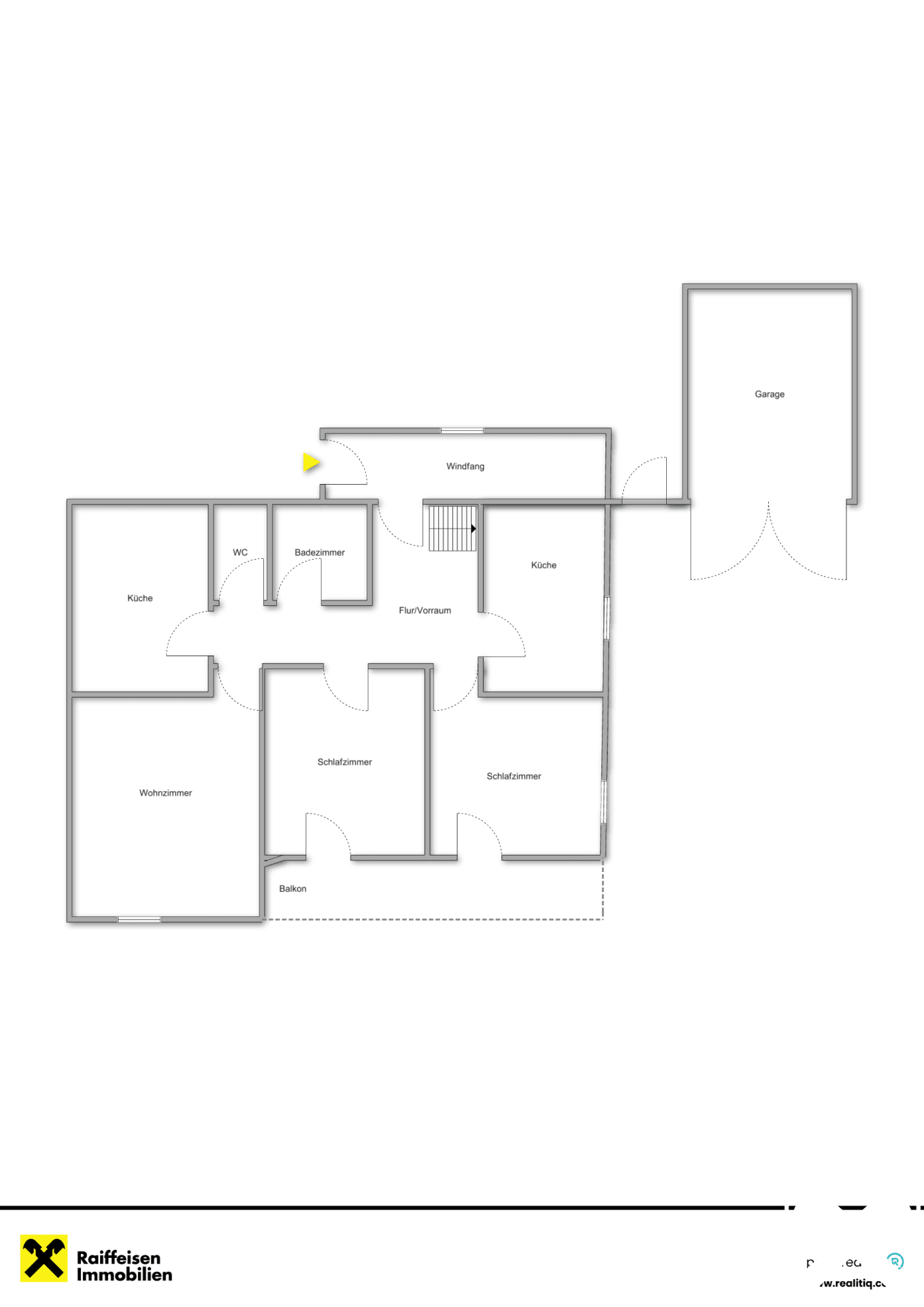 Grundrissplan Obergeschoss