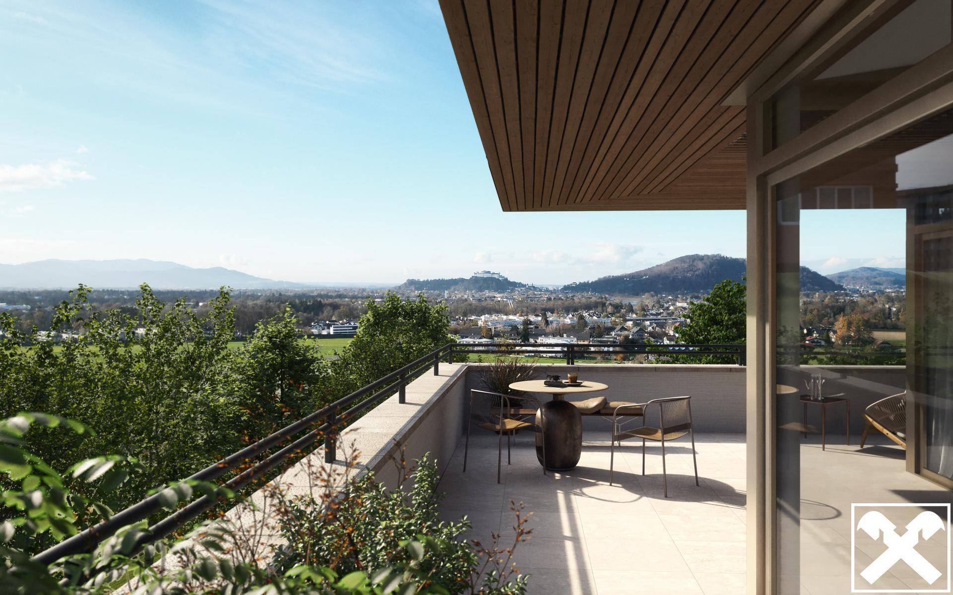 Dachterrasse nach Umbau