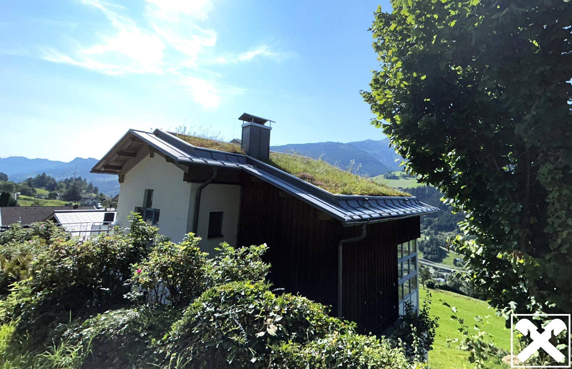 Dach begrünt