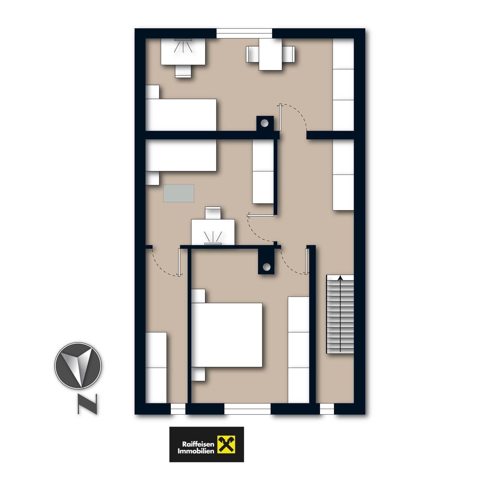 Grundrissplan Obergeschoss
