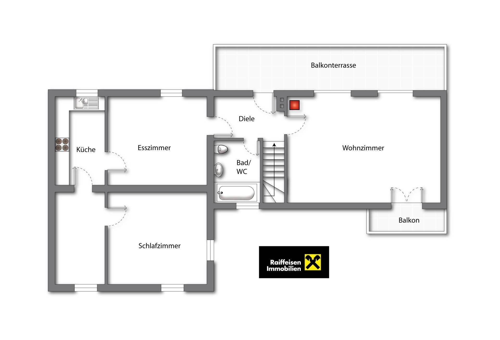 Grundriss Obergeschoss