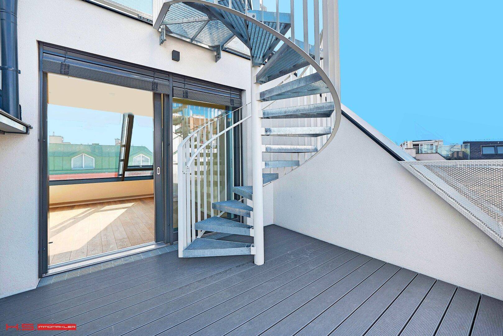 GRANDIOSER DACHERSTBEZUG - BJ 2025 - 2 TERRASSEN - 3 ZIMMER - CITYBLICK - EIN HIGH END PROJEKT – pohled 2