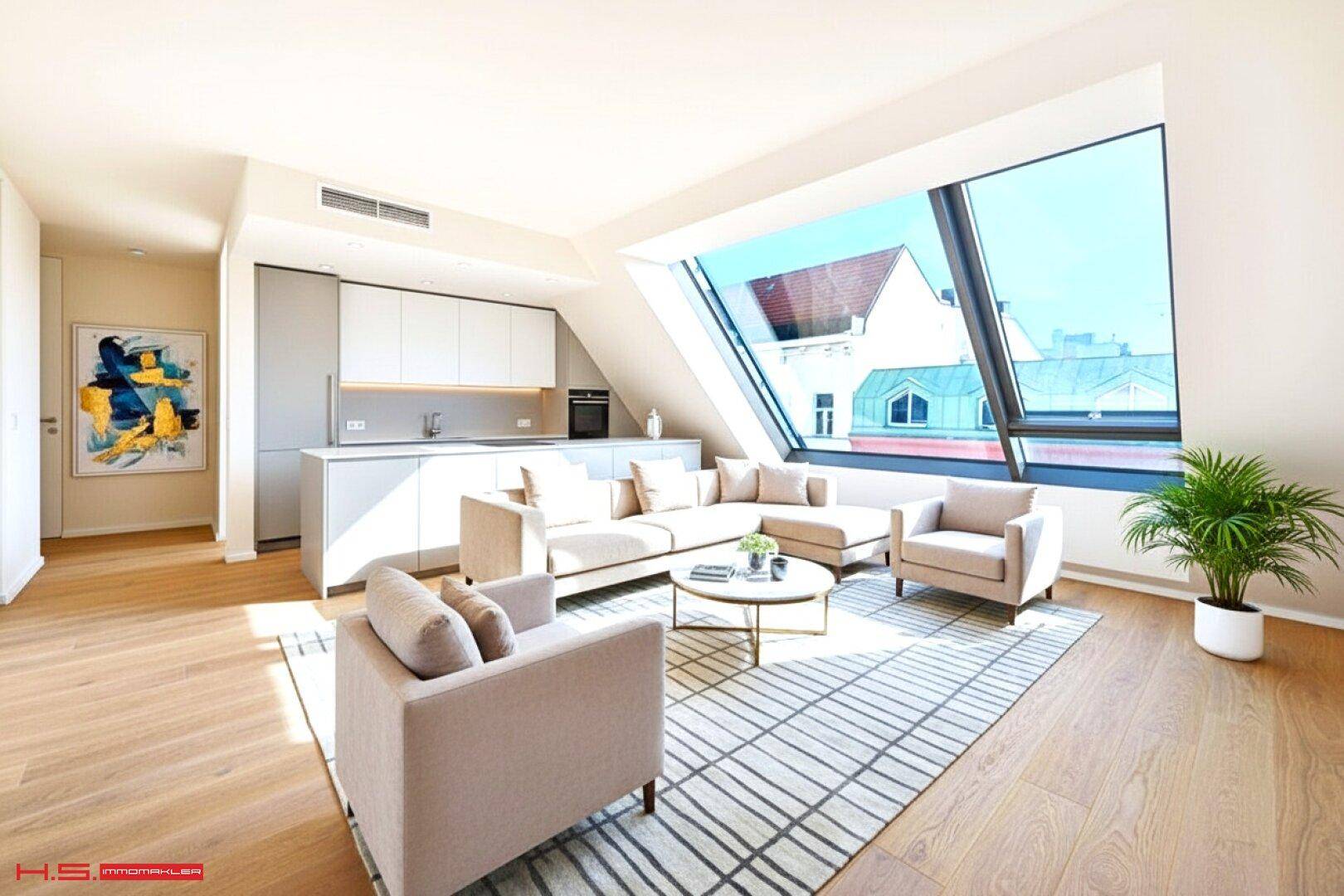 GRANDIOSER DACHERSTBEZUG - BJ 2025 - 2 TERRASSEN - 3 ZIMMER - CITYBLICK - EIN HIGH END PROJEKT – pohled 3
