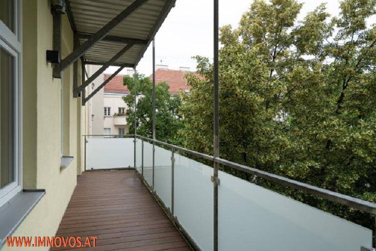 balcony looking to green courtyard