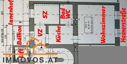 ** ALTBAU mit BALKON - sanierter ERSTEBZUG ** - Mehr