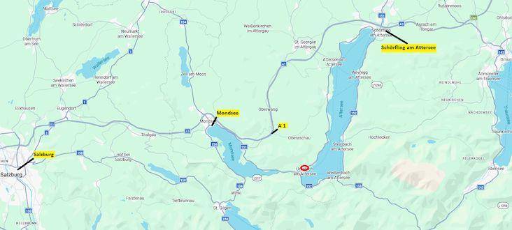 Stadtplan Atersee